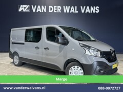 Renault Trafic - 1.6 dCi 126pk *MARGE, GEEN BTW* L2H1 Dubbele cabine Euro6 Airco | 6-Zits | Navigatie | Cru