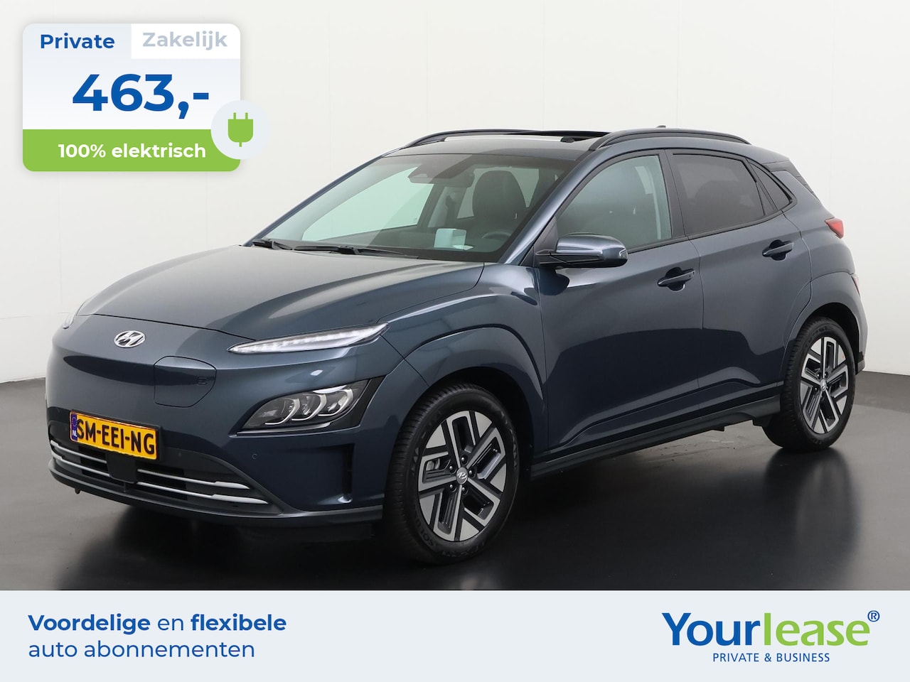 Hyundai Kona Electric - EV Premium 64 kWh | All-in 463,- Private Lease | Direct uit voorraad - AutoWereld.nl