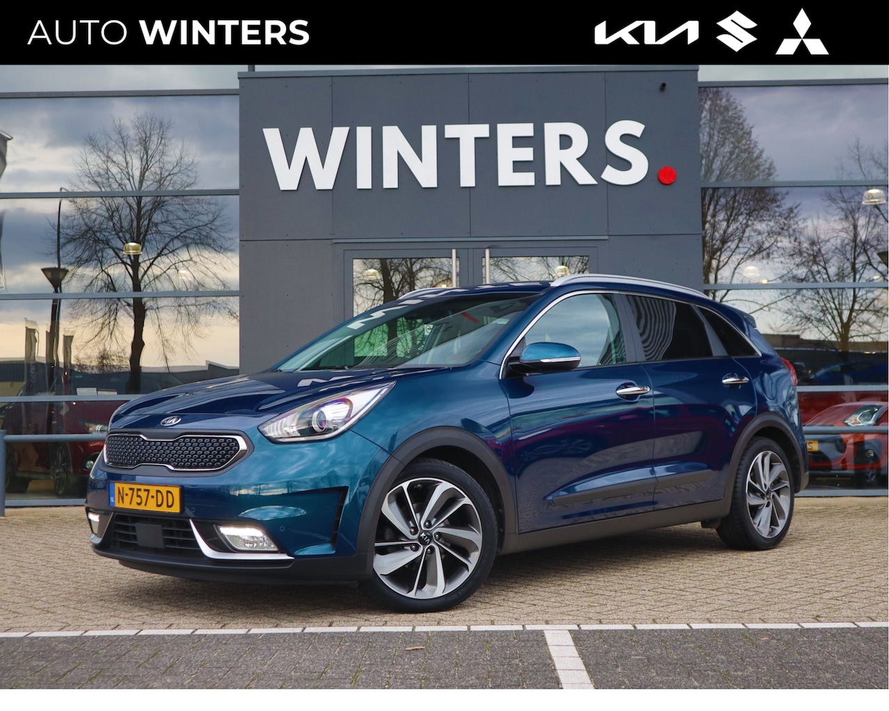Kia Niro - 1.6 GDi Hybrid ExecutiveLine | Cruise Control Adaptief | Leder | Stoelverwarming | Schuif- - AutoWereld.nl