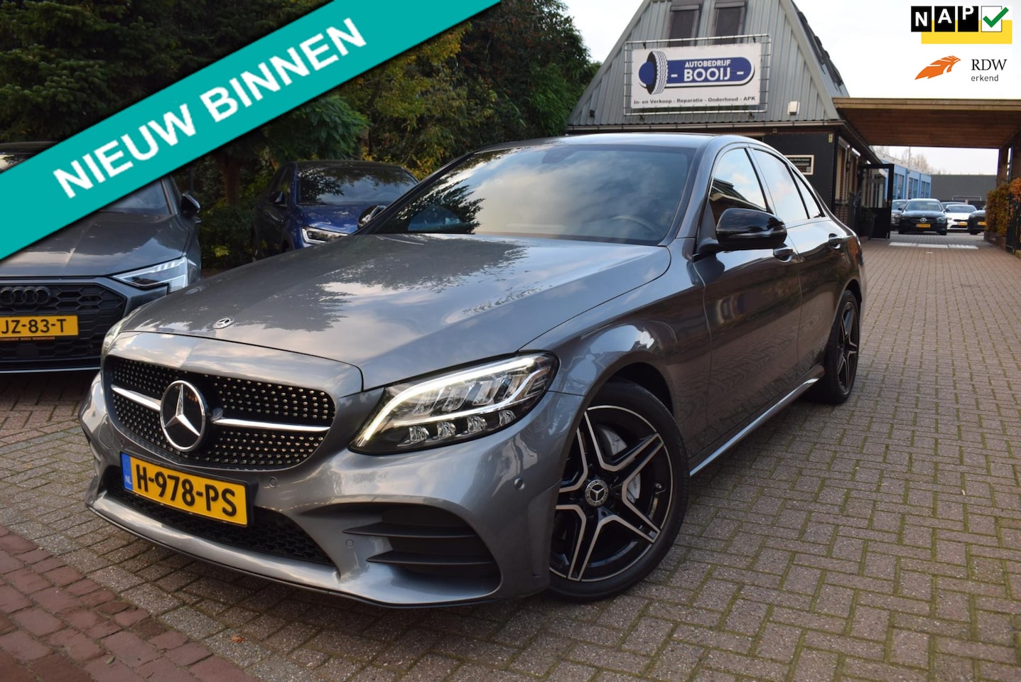 Mercedes-Benz C-klasse - 180Business Solution AMG AUTOM/CRUISE/NAVI/AIRCO-ECC/CAMERA/MATRIX/NL-AUTO/BLUETOOTH/LMW/P - AutoWereld.nl