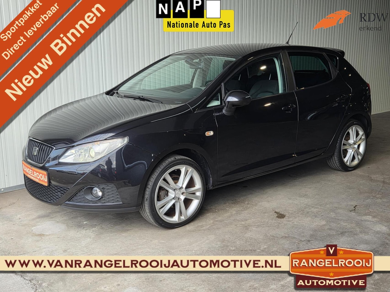 SEAT Ibiza - 1.6 Sport 1.6 Sport, xenon, pdc, sportstoelen, 17" lmv, clima, cruise - AutoWereld.nl
