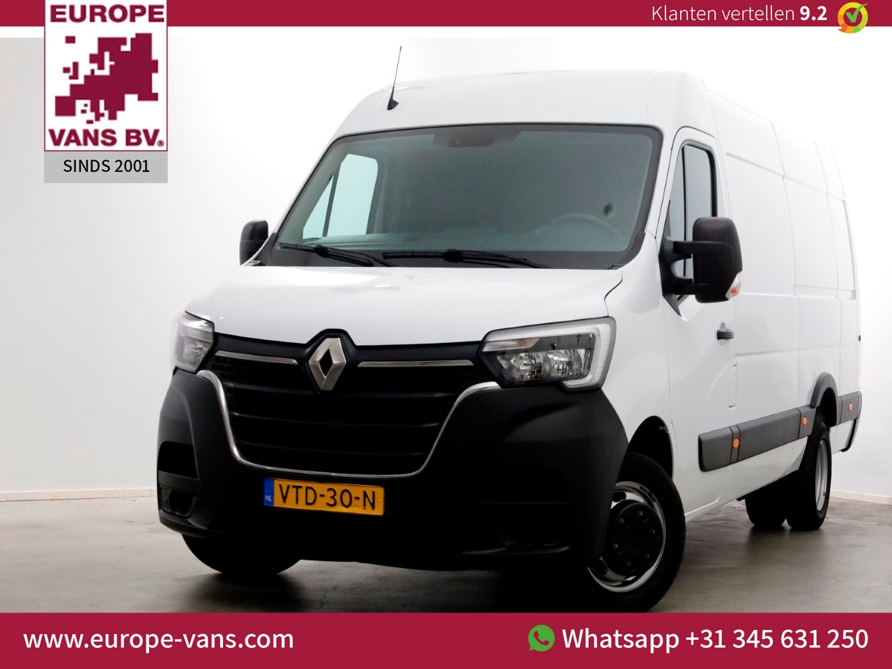Renault Master - T35 2.3 dCi 165pk L3H2 Dubbel Lucht Airco/Navi/Trekhaak 3500kg 01-2023 - AutoWereld.nl