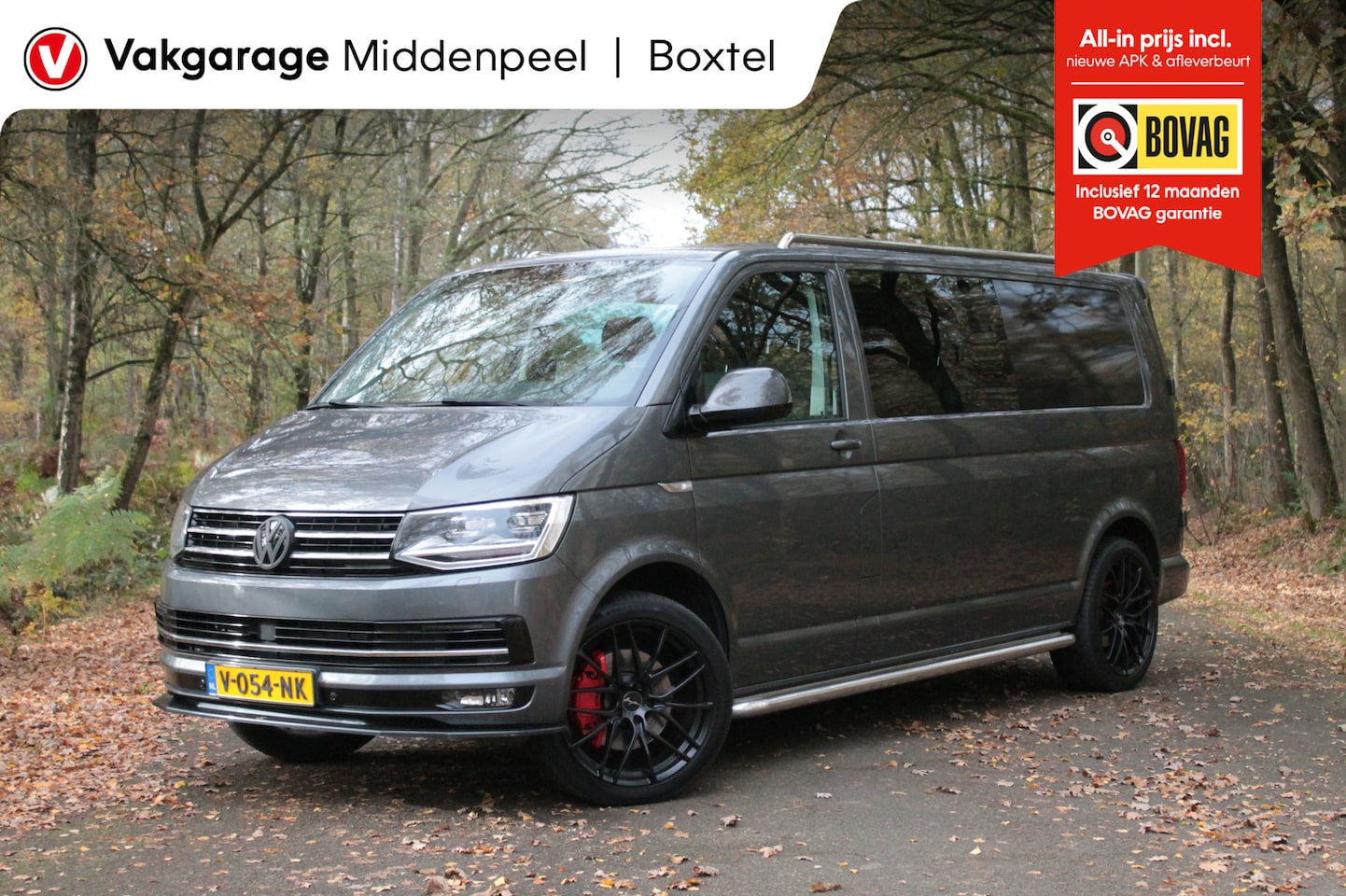 Volkswagen Transporter - 2.0 TDI L2H1 DC Highline | Pano | Carbon | Audison | Camera | Trekhaak - AutoWereld.nl