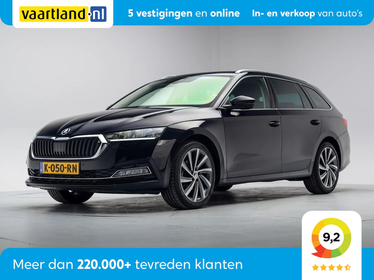 Skoda Octavia Combi - 1.0 TSI MHEV Business Ed. Aut. [ Navi Camera Stoelverwarming ] - AutoWereld.nl