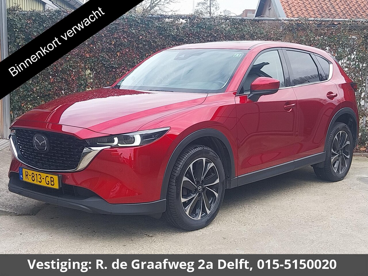Mazda CX-5 - 2.0 SkyActiv-G 165 Luxury Automaat | Navigatie | 1e eigenaar | Schuif-/Kanteldak | Leder | - AutoWereld.nl