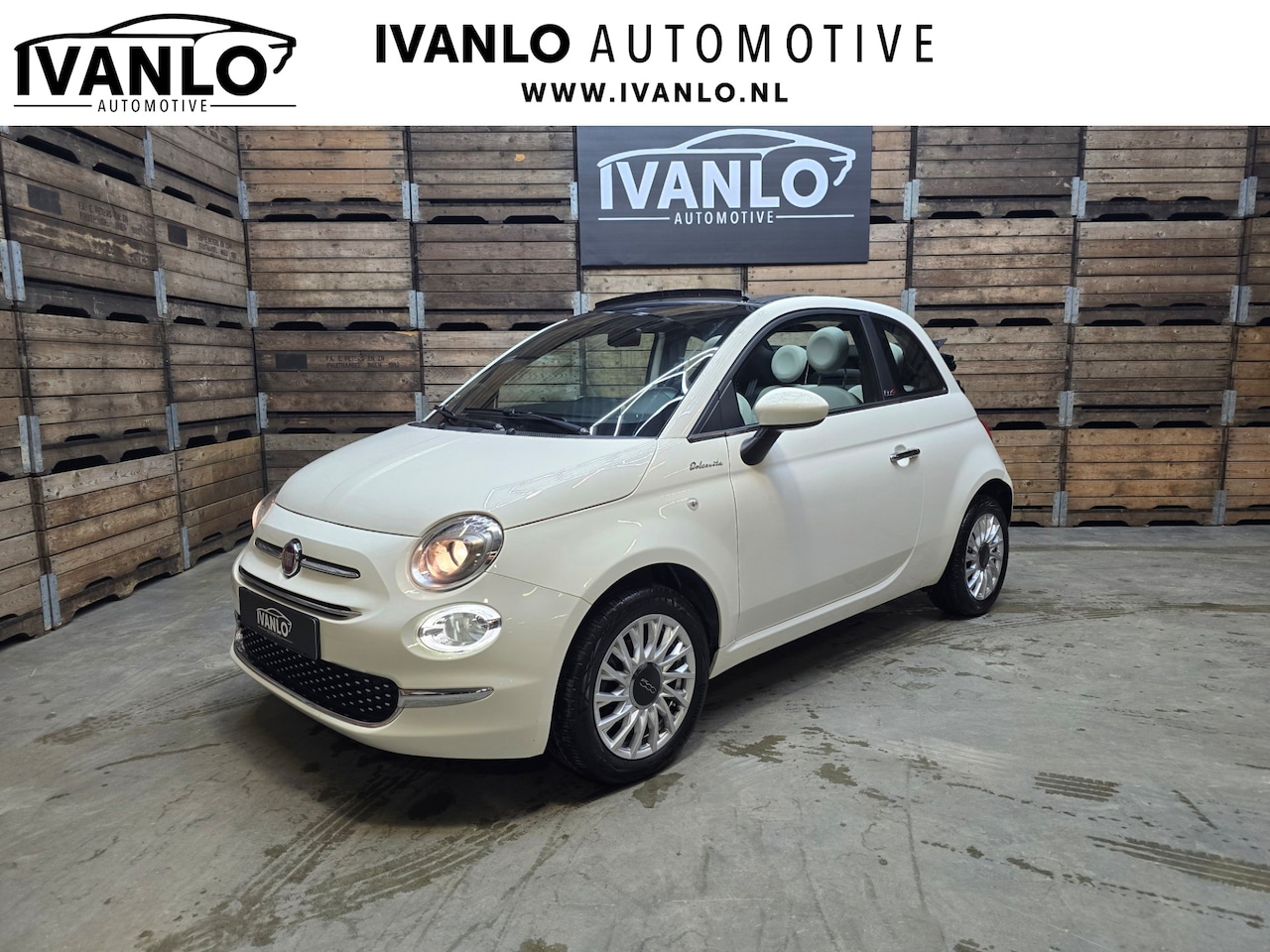 Fiat 500 C - 1.0 Hybrid Dolcevita Climate control leder Carplay DAB+ Achtersensoren 15''LM - AutoWereld.nl