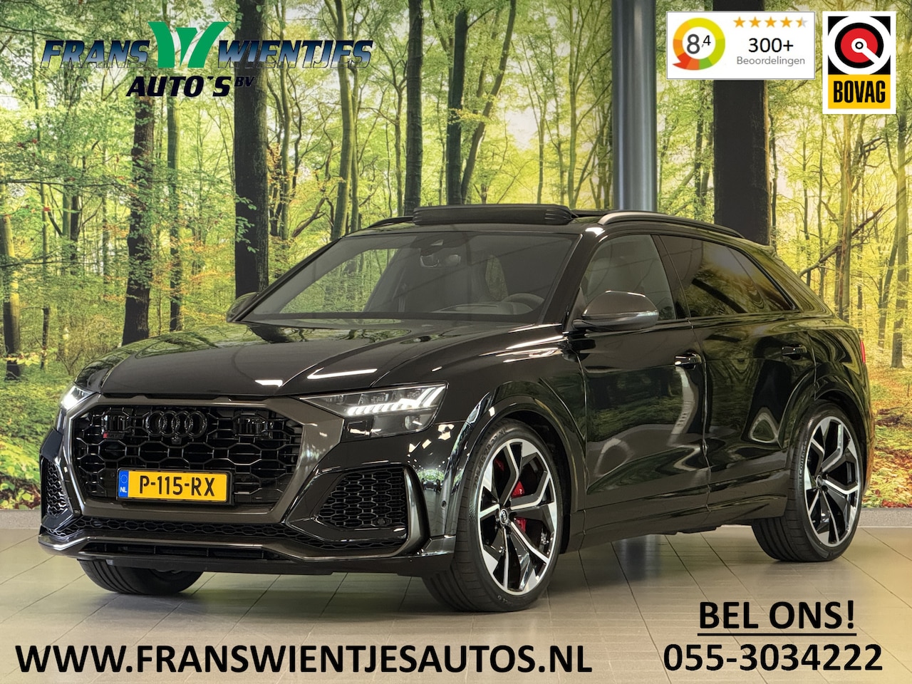 Audi RSQ8 - 4.0 TFSI RS Q8 quattro | Carbon Optiek Pakket | Dynamic Plus | Keramisch | 23'' lichtmetaa - AutoWereld.nl