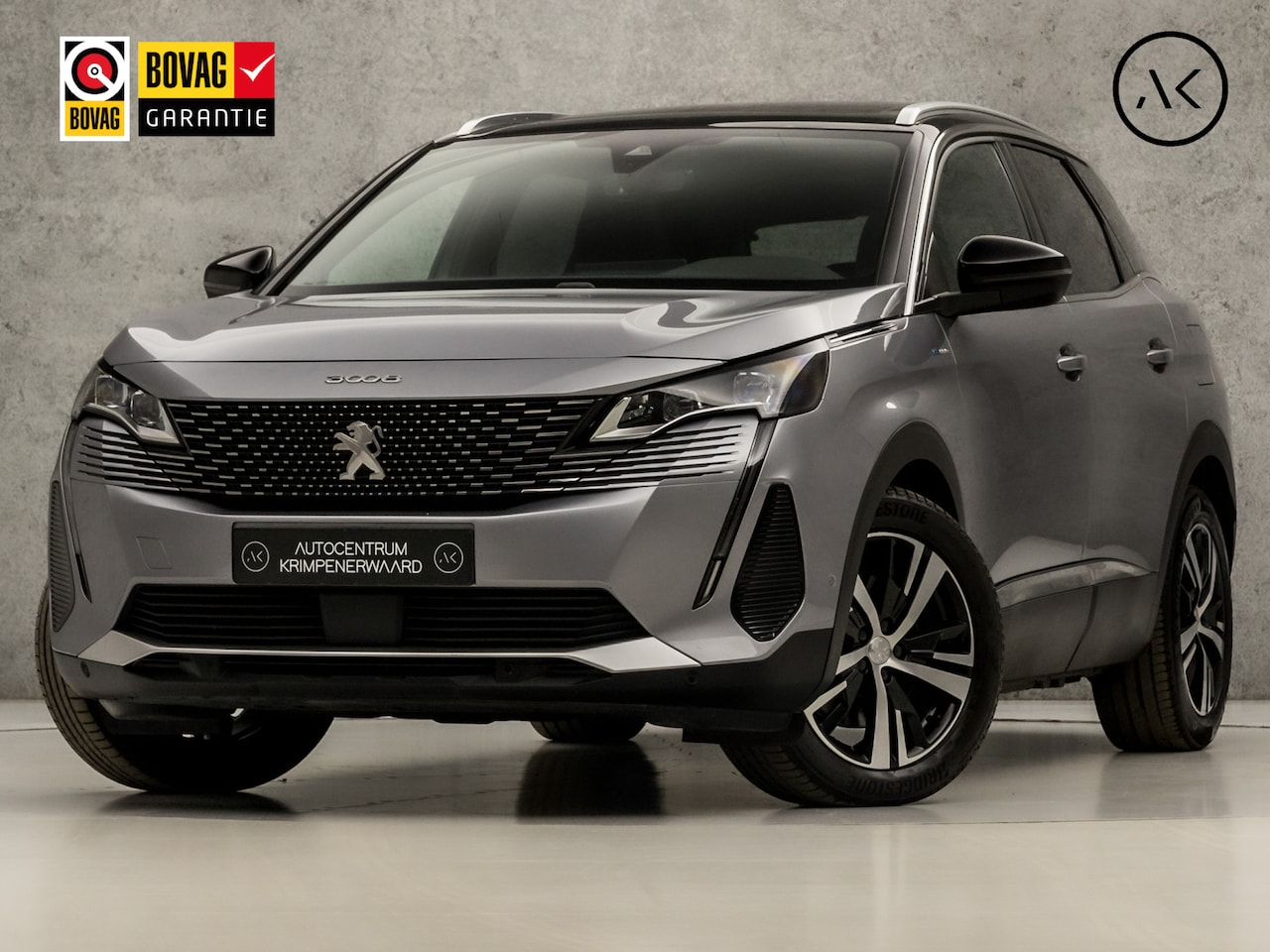 Peugeot 3008 - 1.6 HYbrid 225 GT 225Pk Automaat (PANORAMADAK, APPLE CARPLAY, GROOT NAVI, 360 CAMERA, LEDE - AutoWereld.nl