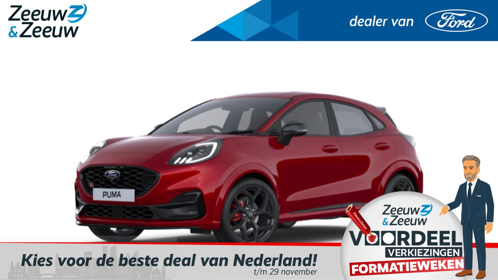 Ford Puma - 1.0 EcoBoost Hybrid ST | Nieuw te bestellen | Prijs inclusief 4000 euro Ford Voordeel | Fi - AutoWereld.nl