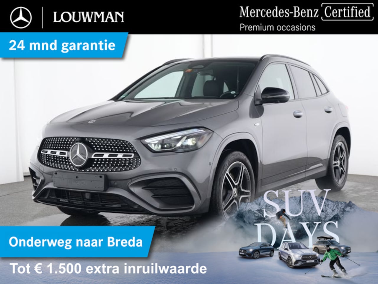 Mercedes-Benz GLA-Klasse - 250 e AMG Plug-In Hybride AMG Line Premium Plus | Night Pakket | Trekhaak | AC en DC Laden - AutoWereld.nl