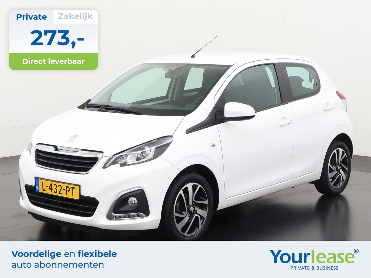 Peugeot 108 - 1.0 e-VTi Allure | All-in 273,- Private Lease | Direct uit voorraad - AutoWereld.nl