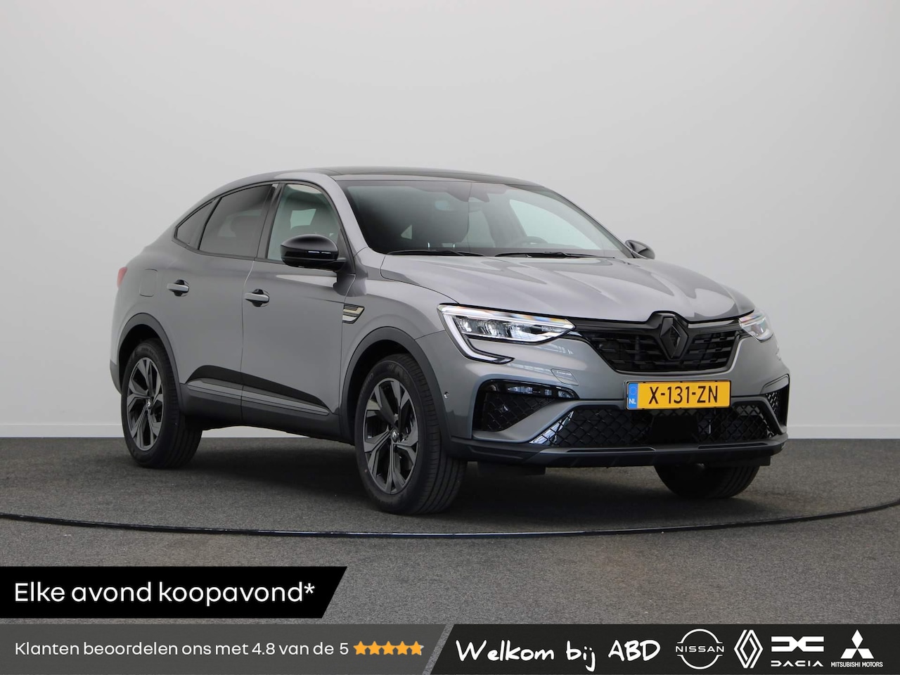 Renault Arkana - E-Tech hybrid 145 E-Tech engineered | NL-auto | Panoramadak | Leder | Elektrisch verstelba - AutoWereld.nl