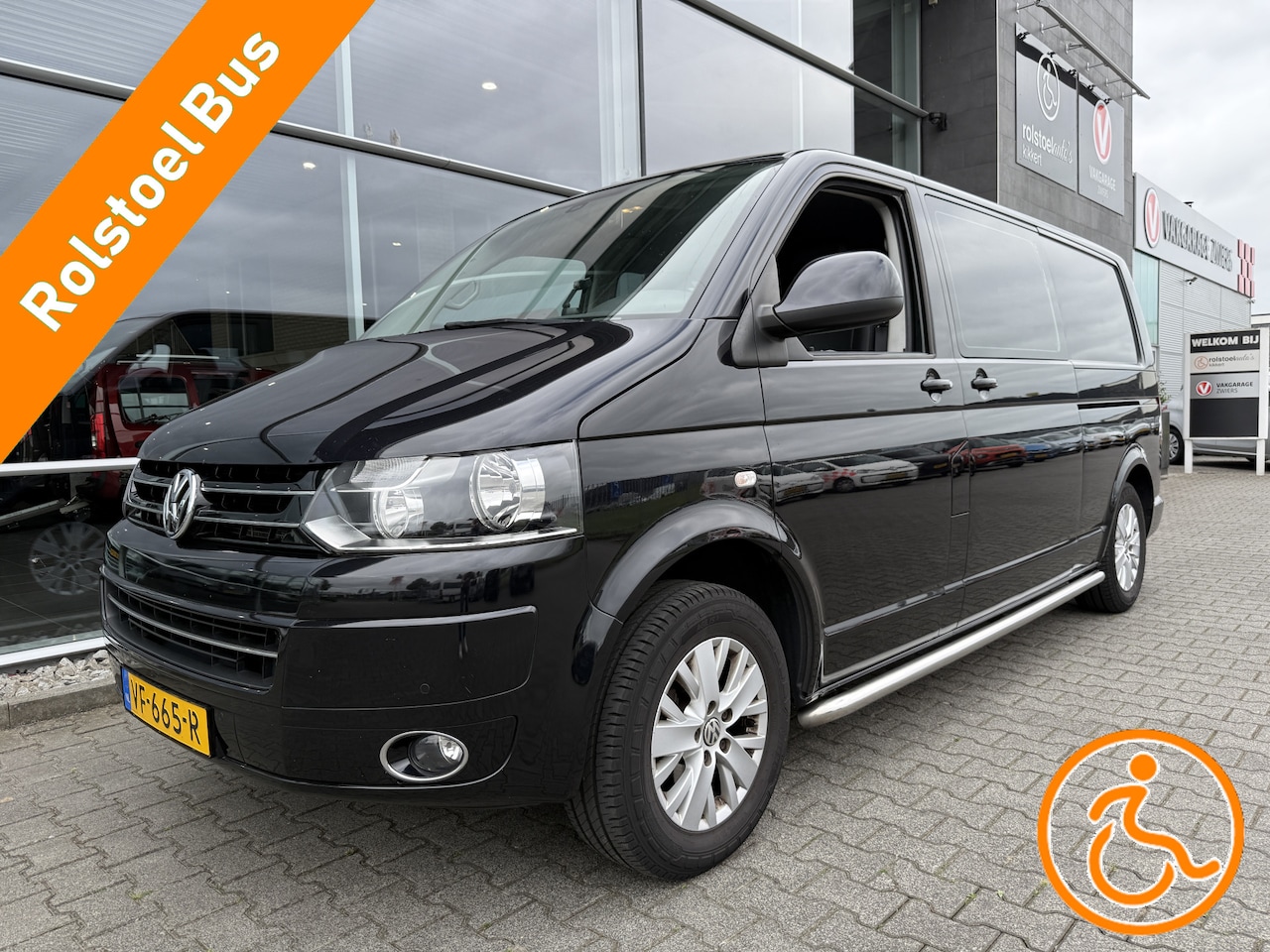 Volkswagen Transporter - 4+1 Rolstoelbus 2.0 TDI L2H1 Comfortline (Zeer mooie en complete Transporter met automaat! - AutoWereld.nl