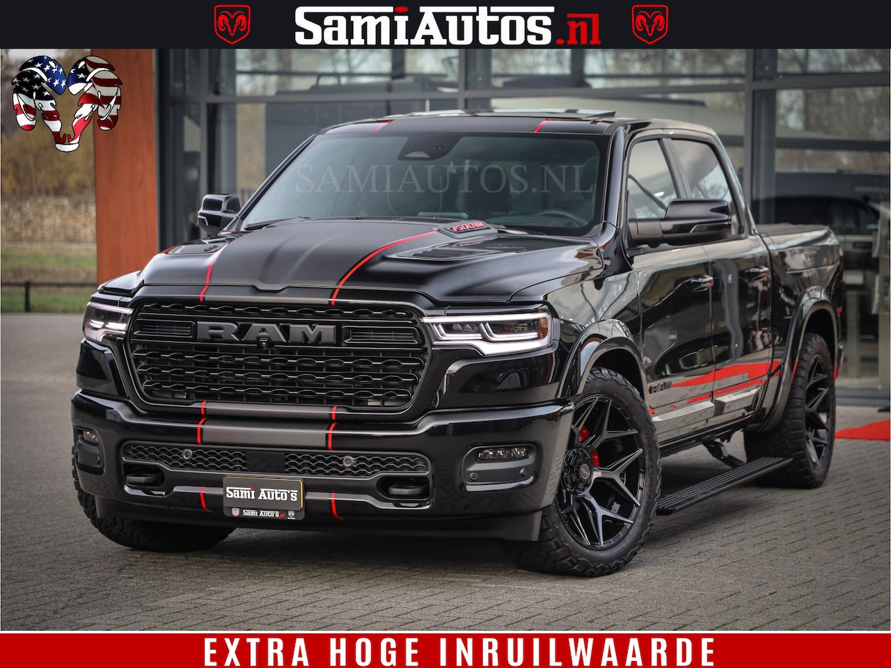 Dodge Ram 1500 - Limited High Output 540HP 706Nm | Massage + Full Option | De Meest Luxe en Volle Pick-Up i - AutoWereld.nl