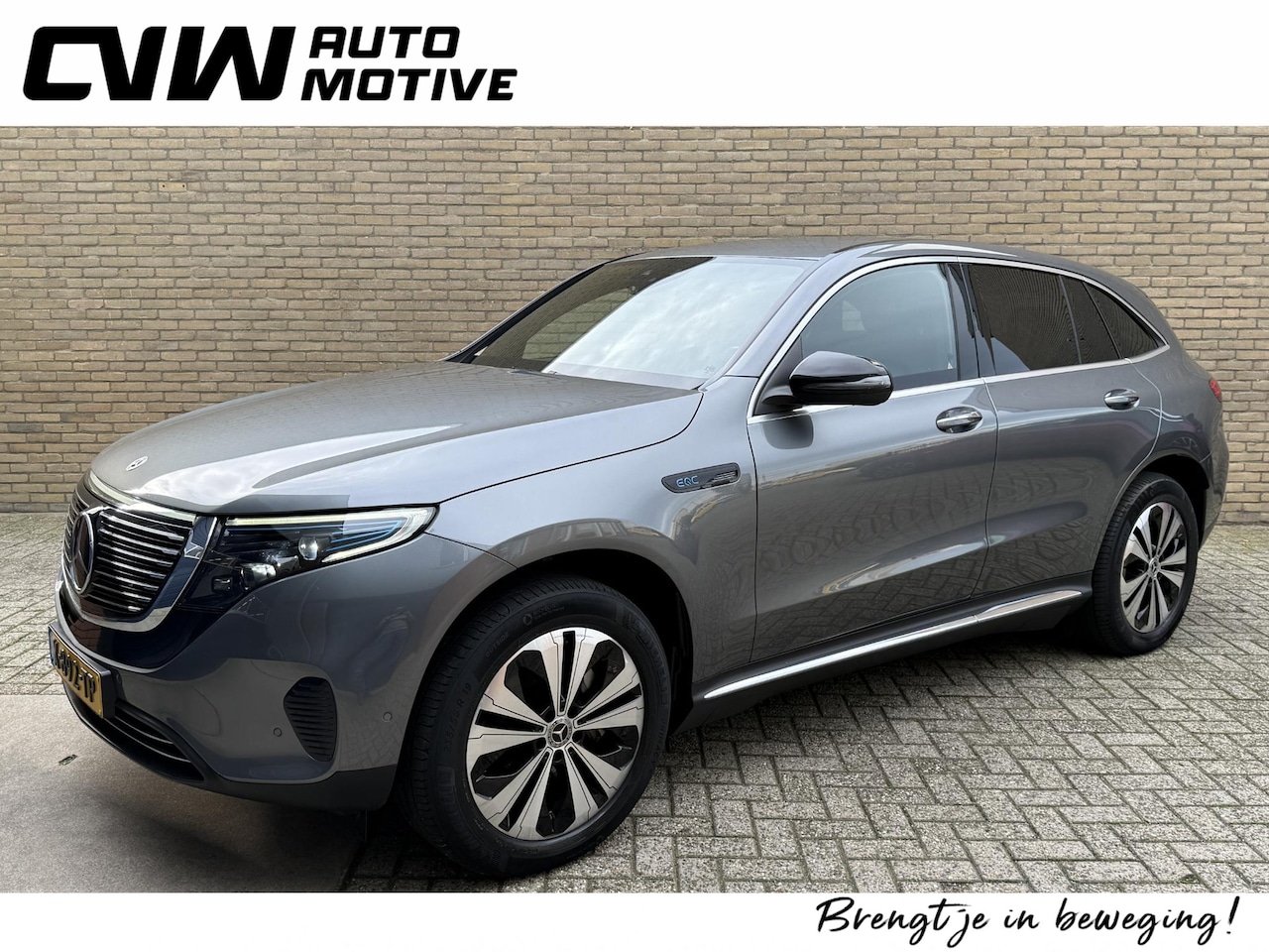Mercedes-Benz EQC - 400 4MATIC Business Solution 80 kWh | 98% SOH | Leder | Adaptieve cruise | Sfeerverlichtin - AutoWereld.nl