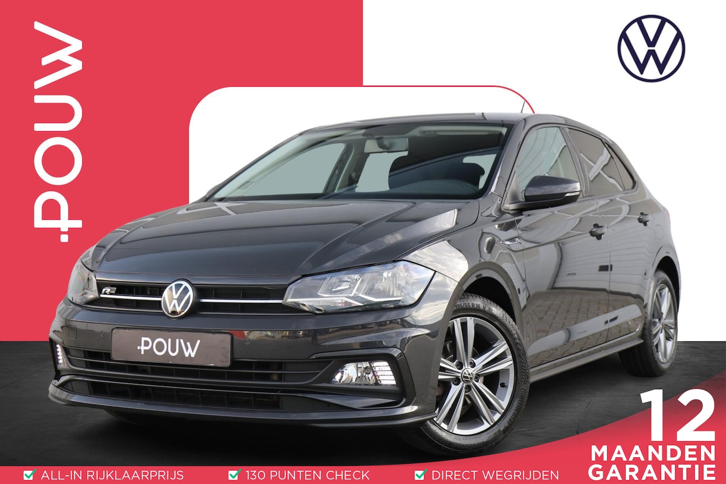 Volkswagen Polo - 1.0 TSI 95pk R-Line Edition | Airco | Parkeersensoren - AutoWereld.nl