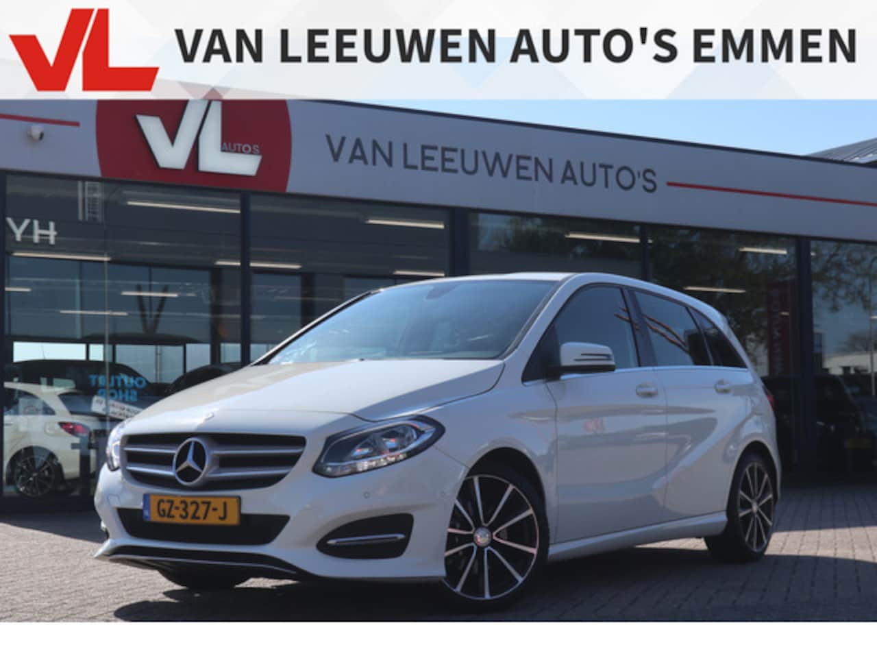 Mercedes-Benz B-klasse - 180 Ambition | Stoelverwarming | Trekhaak | Half leder | APK 08-2026 - AutoWereld.nl