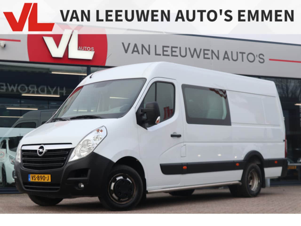 Opel Movano - 2.3 CDTI L2H3 Dubbel Cabine | Airco | Trekhaak | Cruise - AutoWereld.nl