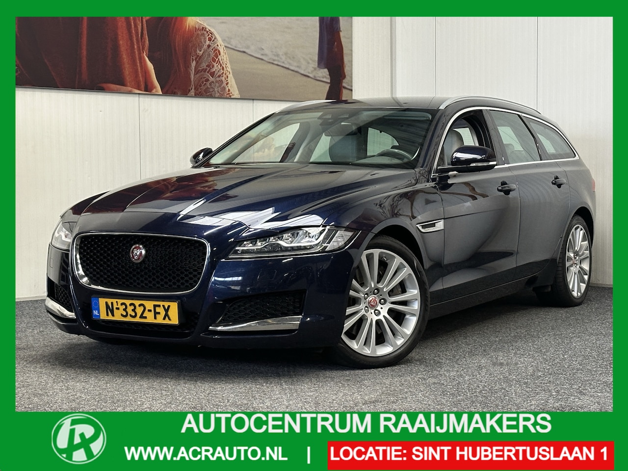 Jaguar XF Sportbrake - 3.0d First Edition 300 PK ! AUTOMAAT ACHTERUITRIJCAMERA LEER STOELVERWARMING STUURVERWARMI - AutoWereld.nl