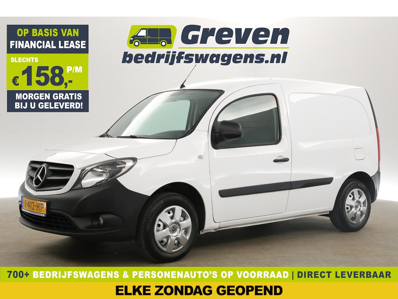 Mercedes-Benz Citan - 108 CDI | MARGE | Airco | Cruise | Navigatie | Elektrpakket | Schuifdeur - AutoWereld.nl