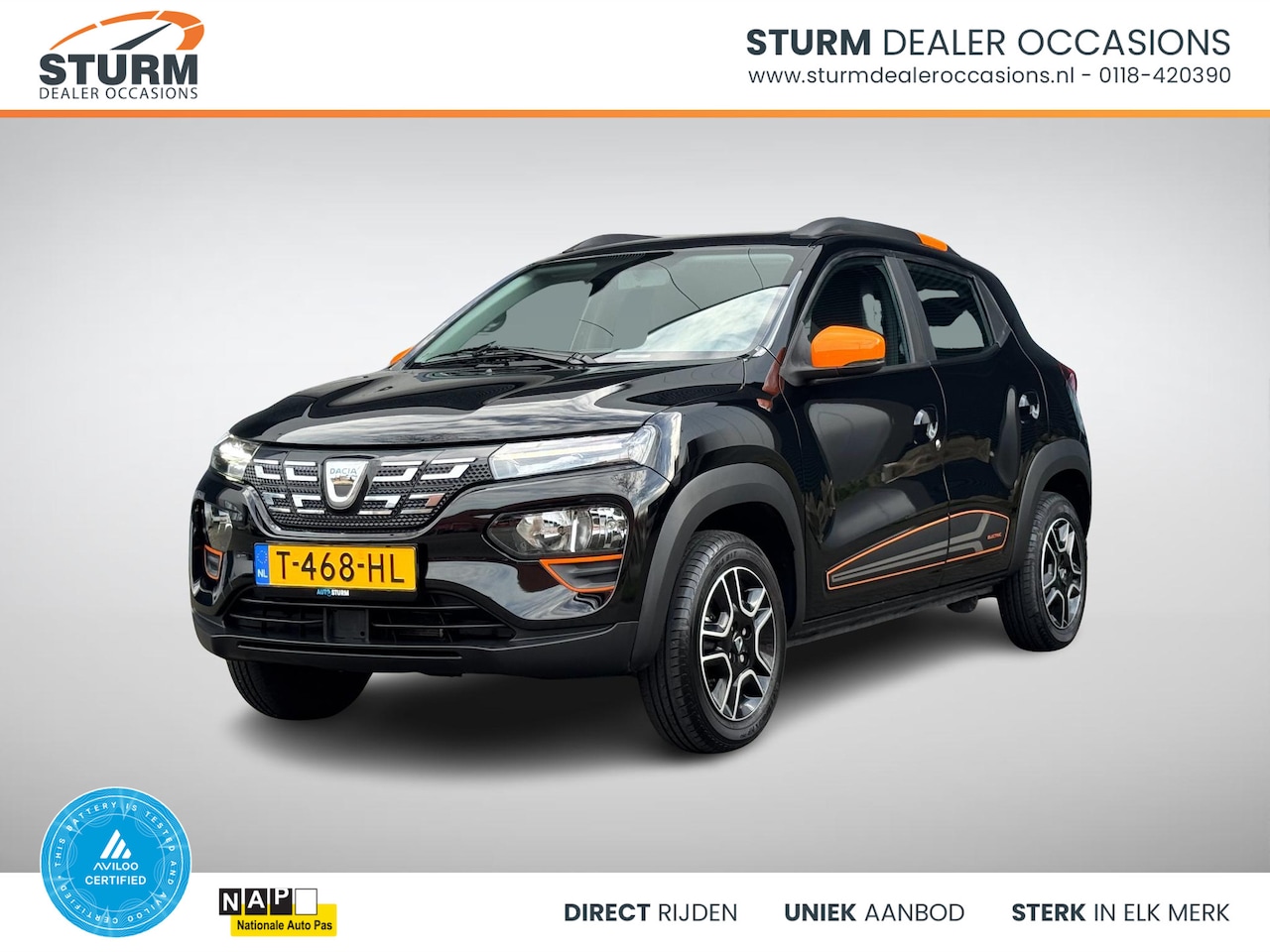 Dacia Spring - Comfort Plus 27 kWh SoH 95%, NL-Auto Meest Luxe Uitvoering! - AutoWereld.nl