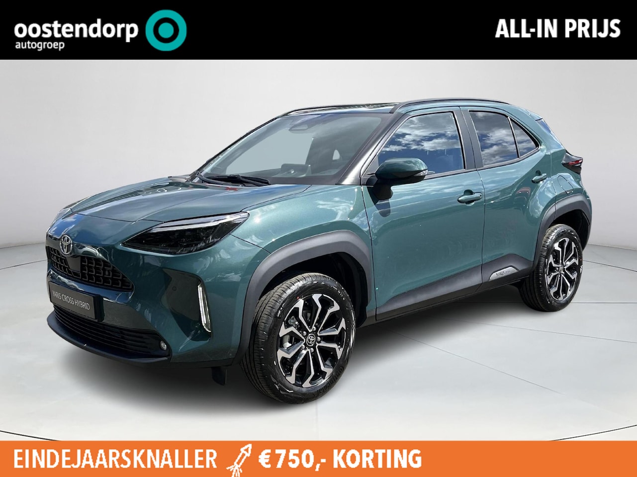 Toyota Yaris Cross - 1.5 Hybrid Dynamic | Forest green metallic | Comfort Pack | Nieuw uit voorraad leverbaar | - AutoWereld.nl