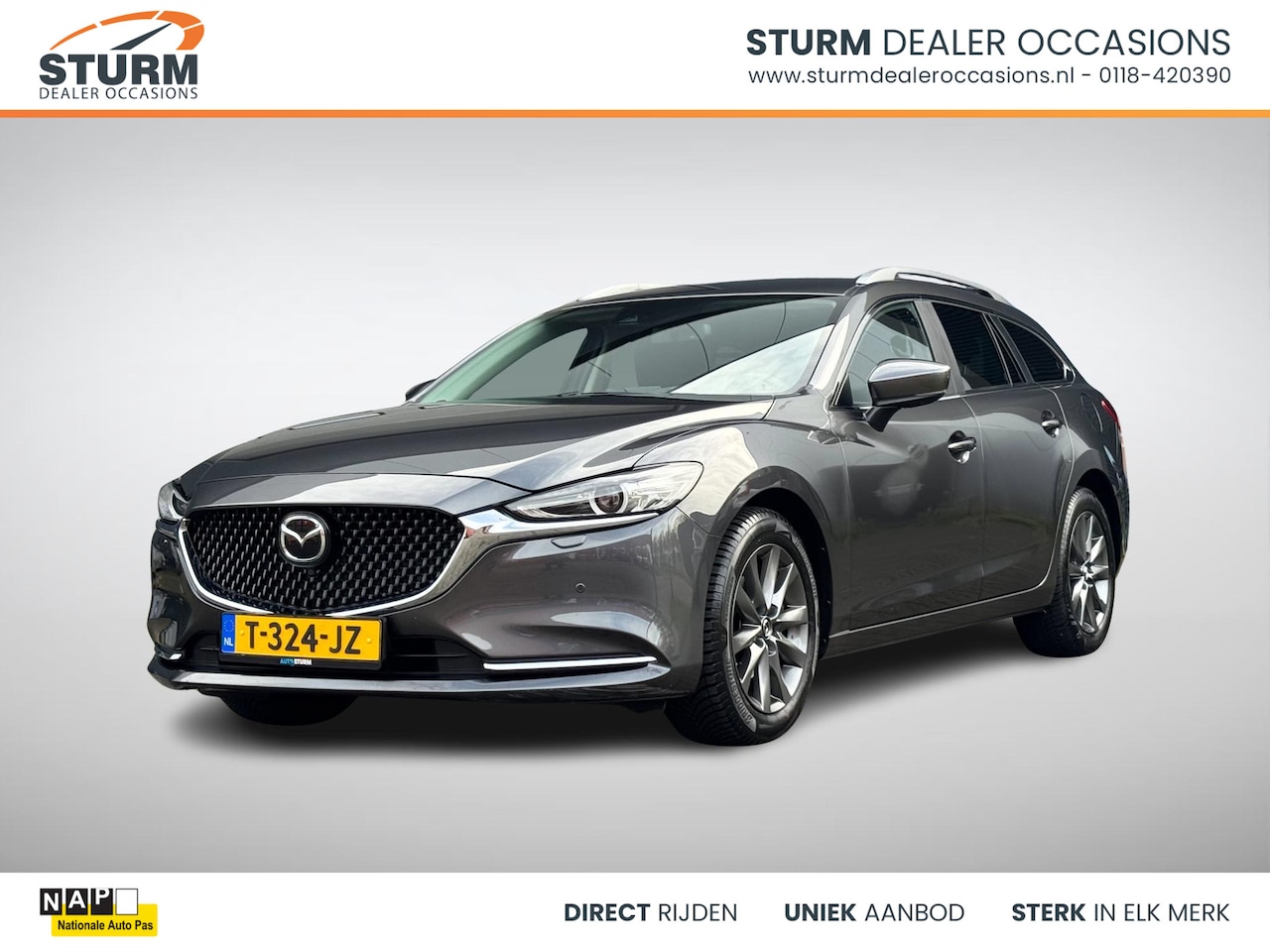 Mazda 6 Sportbreak - 2.0 SkyActiv-G 165 Centre-Line NL-Auto incl. Afneembare Trekhaak! - AutoWereld.nl