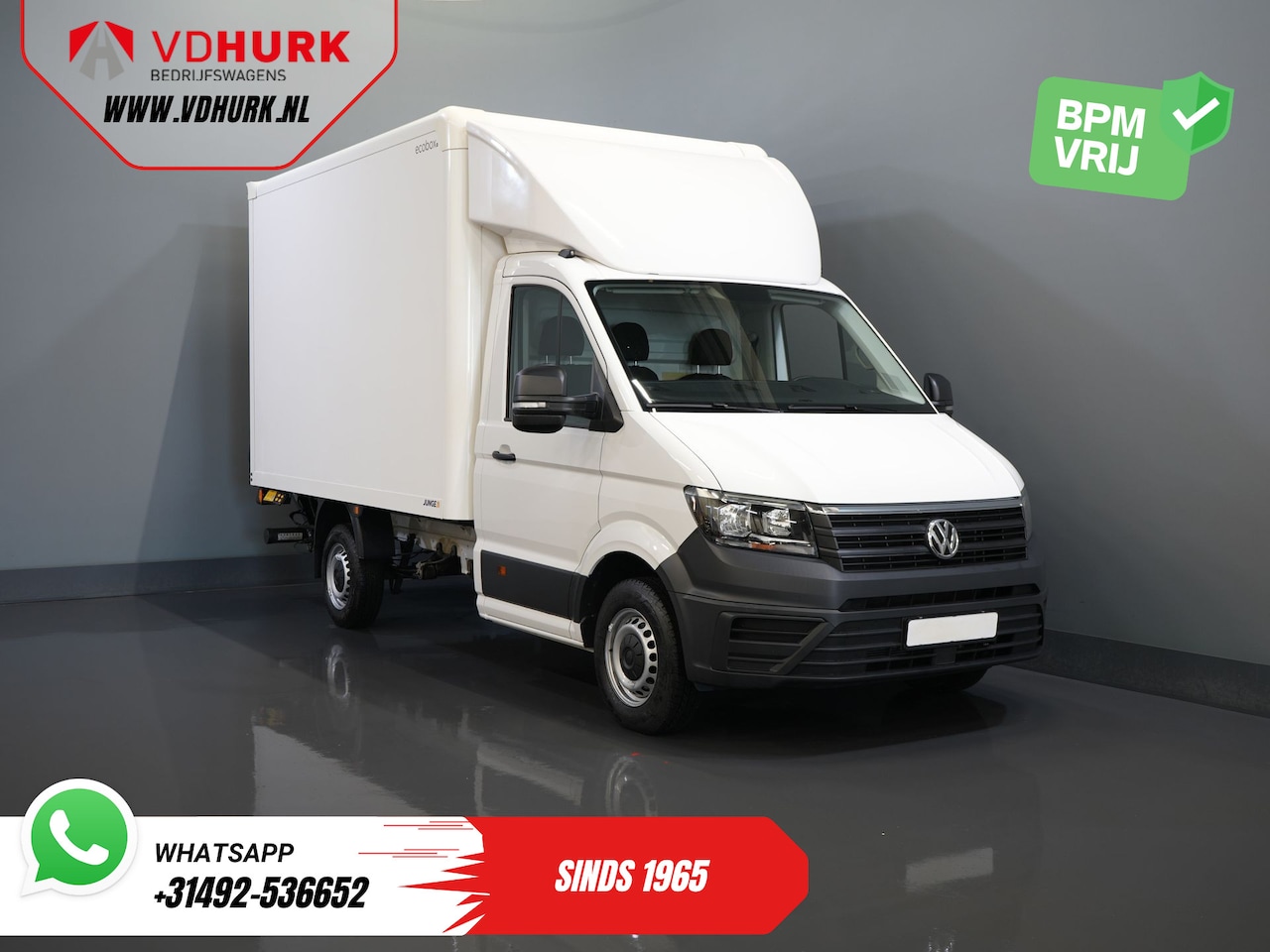 Volkswagen Crafter - 35 2.0 TDI 180 pk DSG Aut. BPM VRIJ! 350x208x210 Laadklep/ Spoiler/ Navi/ Carplay/ Camera/ - AutoWereld.nl