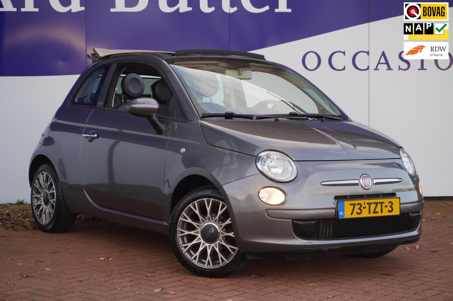Fiat 500 C - 1.2 Pop / ParkeerHulp / 15" LMV / = SUPERPRIJS !! - AutoWereld.nl