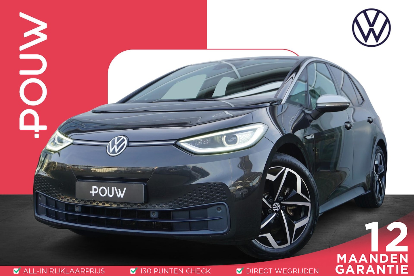 Volkswagen ID.3 - 204pk First Plus 58 kWh | Stoelverwarming | Achteruitrijcamera | Keyless | IQ Light - AutoWereld.nl