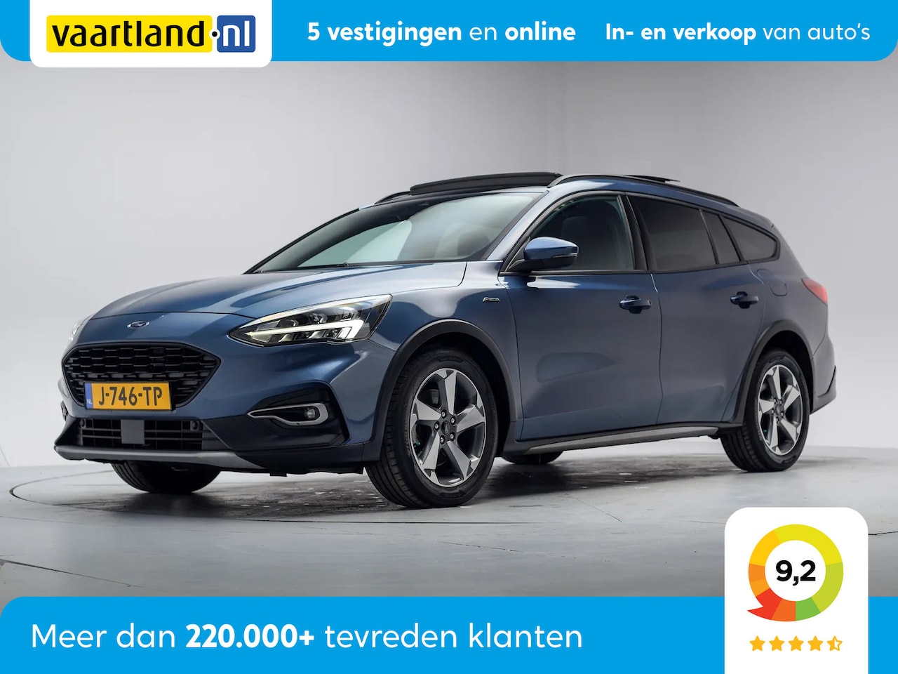 Ford Focus Wagon - 1.0 EcoBoost Hybrid 155pk Active X [ Panorama B&O Trekhaak LED ] - AutoWereld.nl