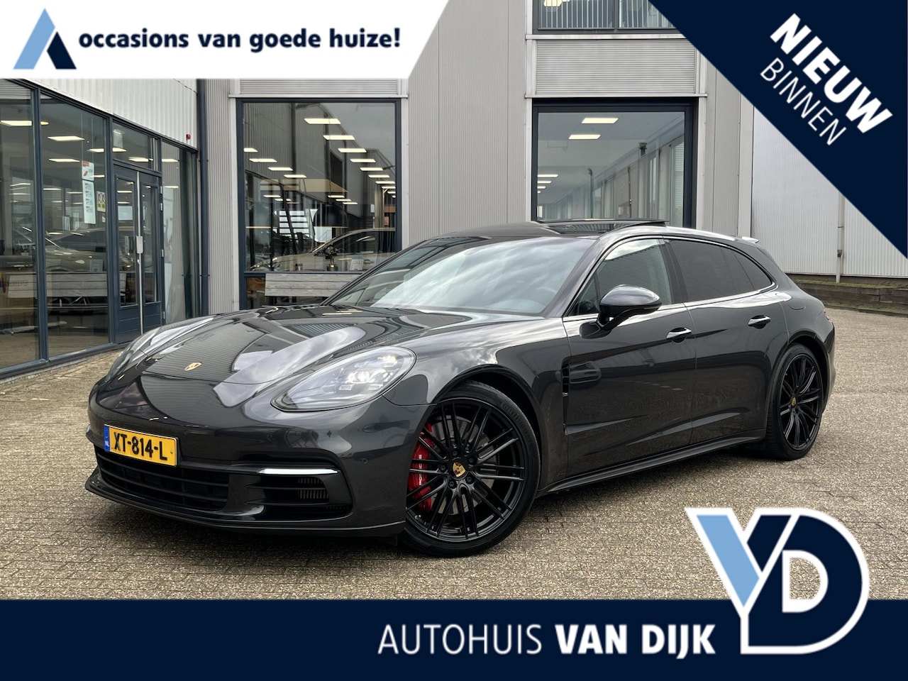 Porsche Panamera Sport Turismo - 2.9 4 E-Hybrid | Leder/Navi/Cruise/Clima/Pano.Dak/Camera/Apple CarPlay-Android Auto - AutoWereld.nl