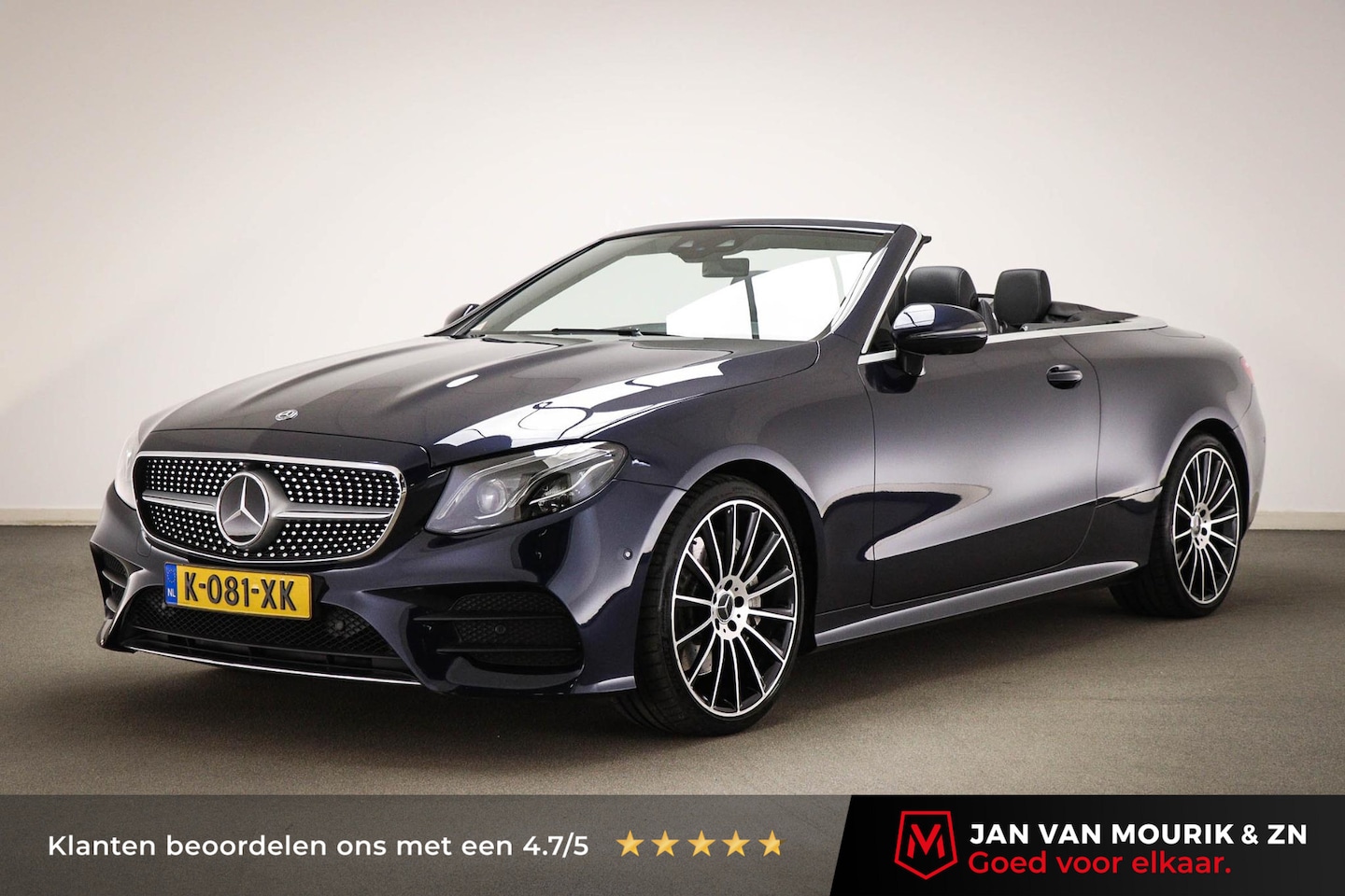 Mercedes-Benz E-klasse Cabrio - 350 AMG-Line Premium Plus | SPOOR PAKKET | APPLE | 360 CAMERA | 20" - AutoWereld.nl