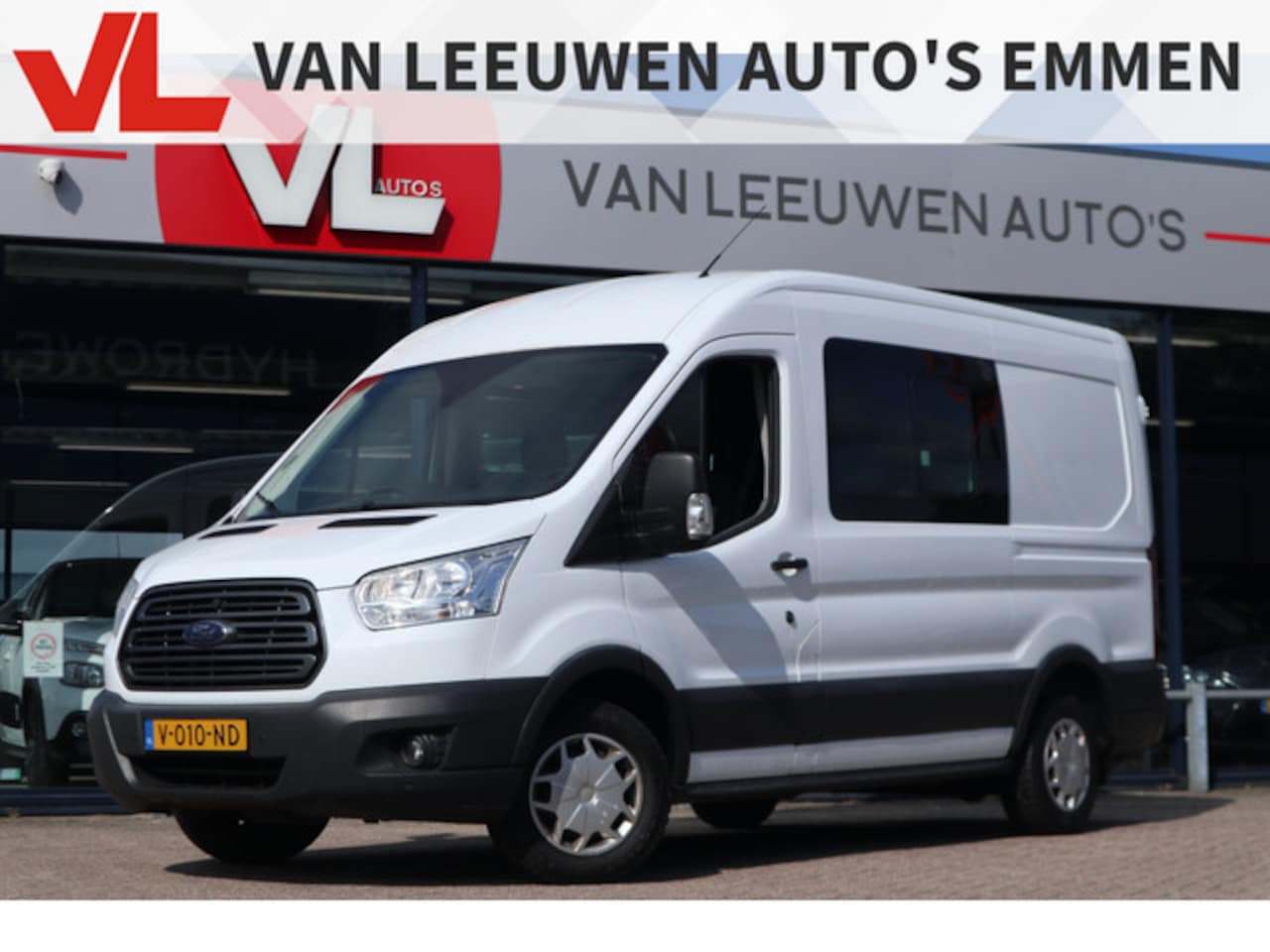 Ford Transit - 310 2.0 TDCI L2H2 DC Trend | Airco | Radio | Sonsoren rondom | 6 Persoons | - AutoWereld.nl
