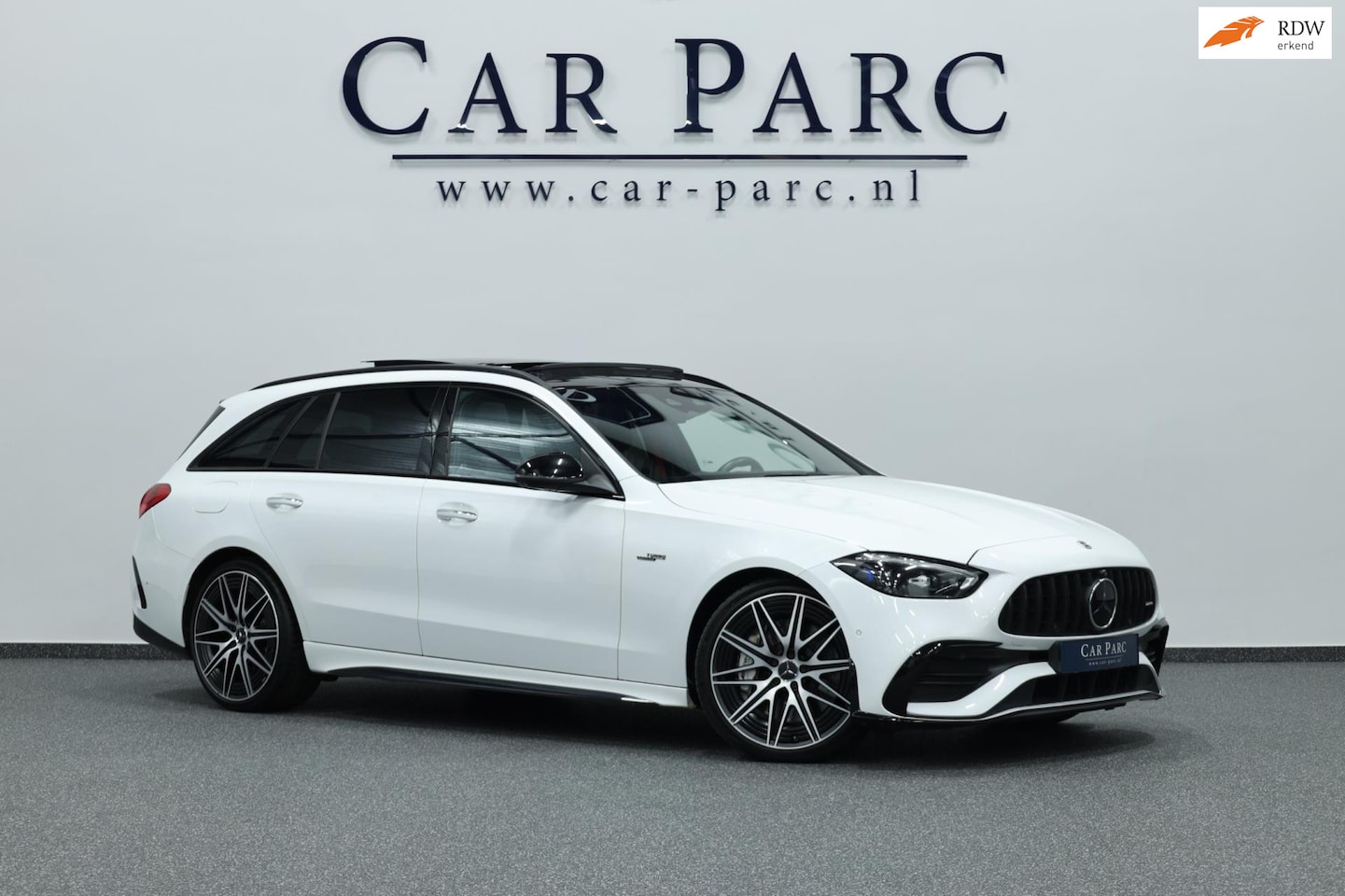 Mercedes-Benz C-klasse - AMG 43 4MATIC 408+PK BTW/VIRTUAL/SFEER/PANO/LEER+S.VERWARMING+MEMORY/20"/360/LINE/ACC/ECC/ - AutoWereld.nl
