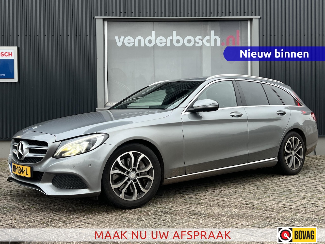 Mercedes-Benz C-klasse Estate - 350 e Lease Edition | LED | Trekhaak | Half Leder | Elektrische achterklep - AutoWereld.nl