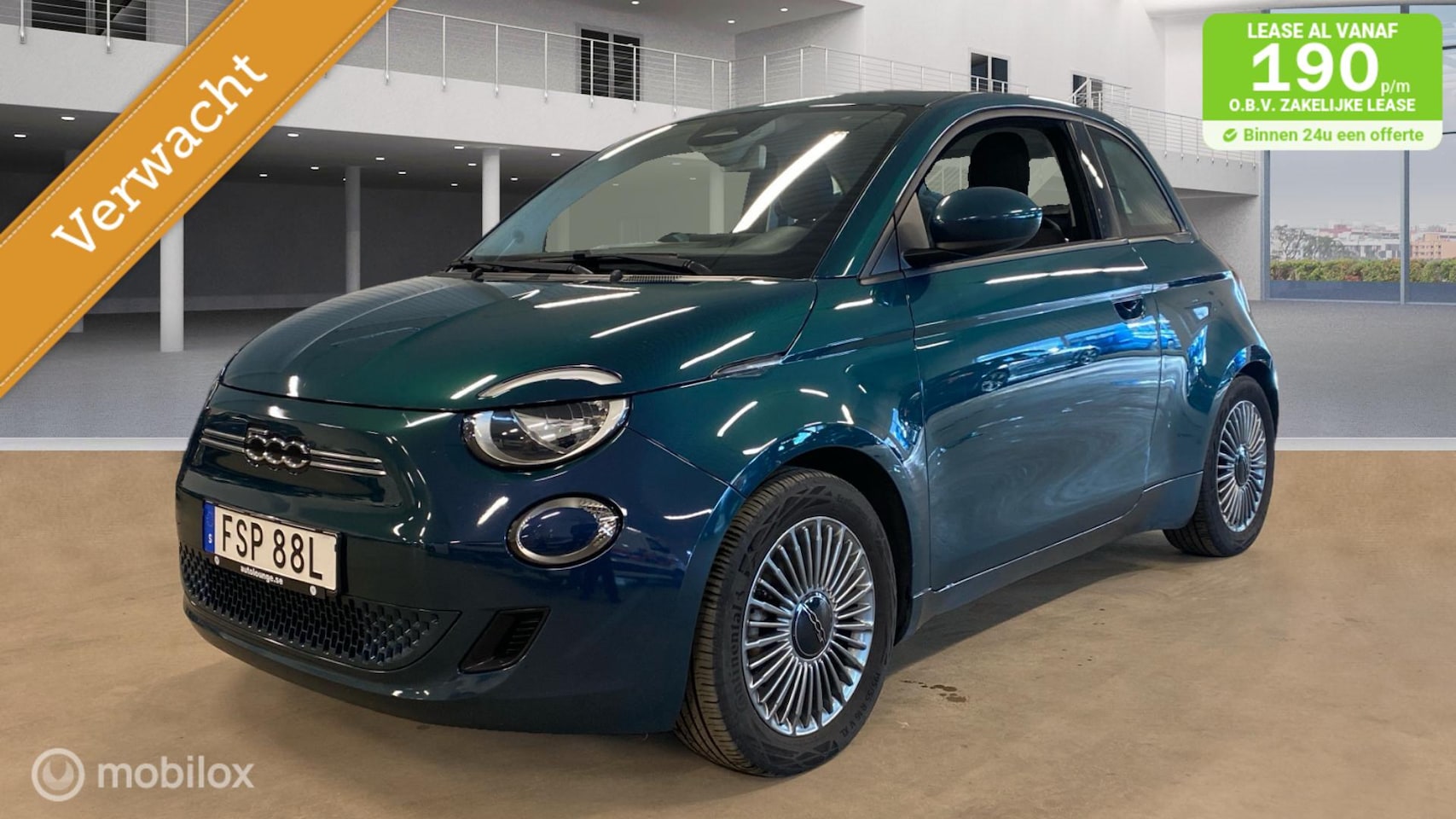 Fiat 500e - Icon 42 kWh - stoelverwarming - 2022 - SOH 94% - AutoWereld.nl