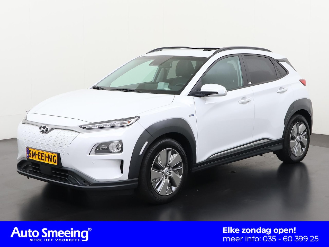 Hyundai Kona Electric - EV Premium Sky 64 kWh | Schuifdak | Head Up | Zondag Open! - AutoWereld.nl