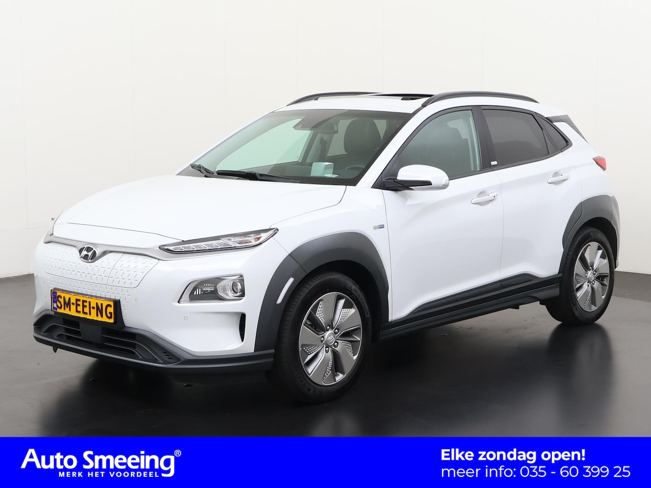 Hyundai Kona Electric - EV Premium Sky 64 kWh | Schuifdak | Head Up | Zondag Open! - AutoWereld.nl