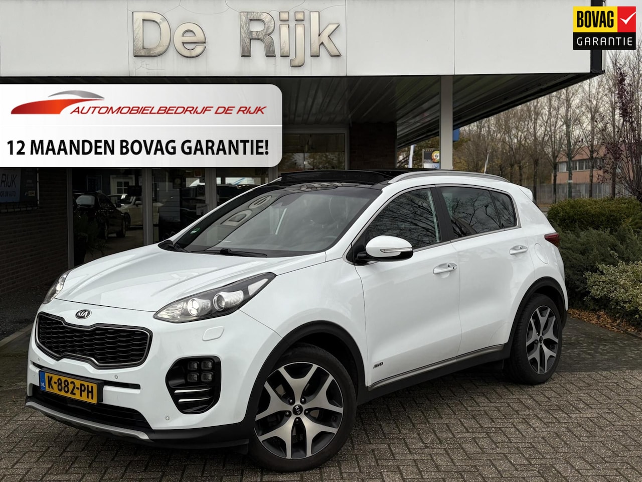 Kia Sportage - 1.6 T-GDI 4WD GT-Line PlusLine | Trekhaak, Navi, Leder, Stoelverw.+Ventilatie, Camera, Cru - AutoWereld.nl