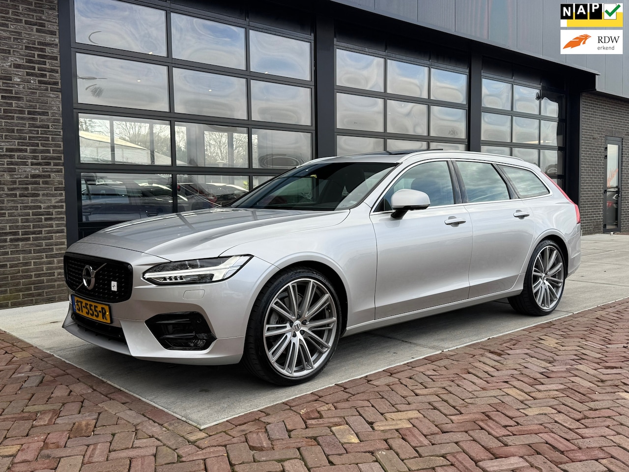 Volvo V90 - 2.0 T4 R-Design Polestar Engineered | VOL! | Leer | Pano | Memory | - AutoWereld.nl