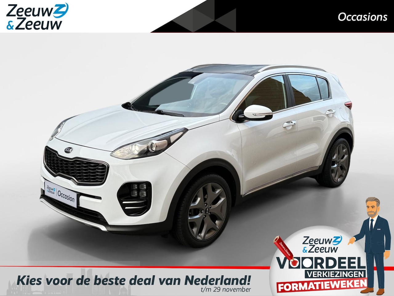 Kia Sportage - 1.6 T-GDI GT-Line First Edition 177 PK | Navi | Bluetooth | Camera | Cruise & Climate cont - AutoWereld.nl