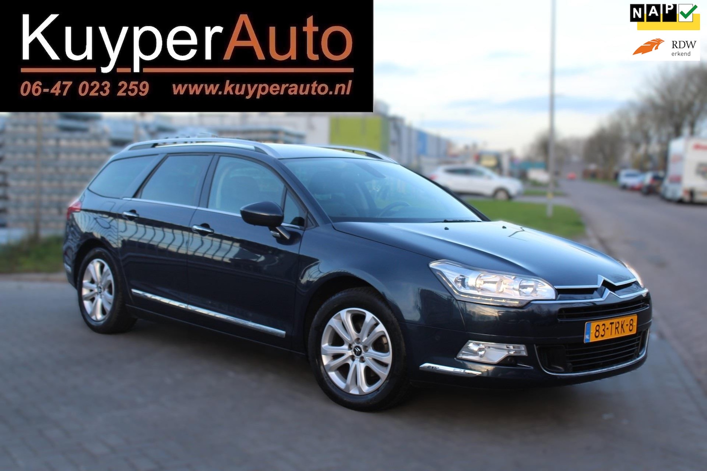 Citroën C5 Tourer - 1.6 THP Exclusive NAP 1E EIGENAAR half leder vol opties - AutoWereld.nl