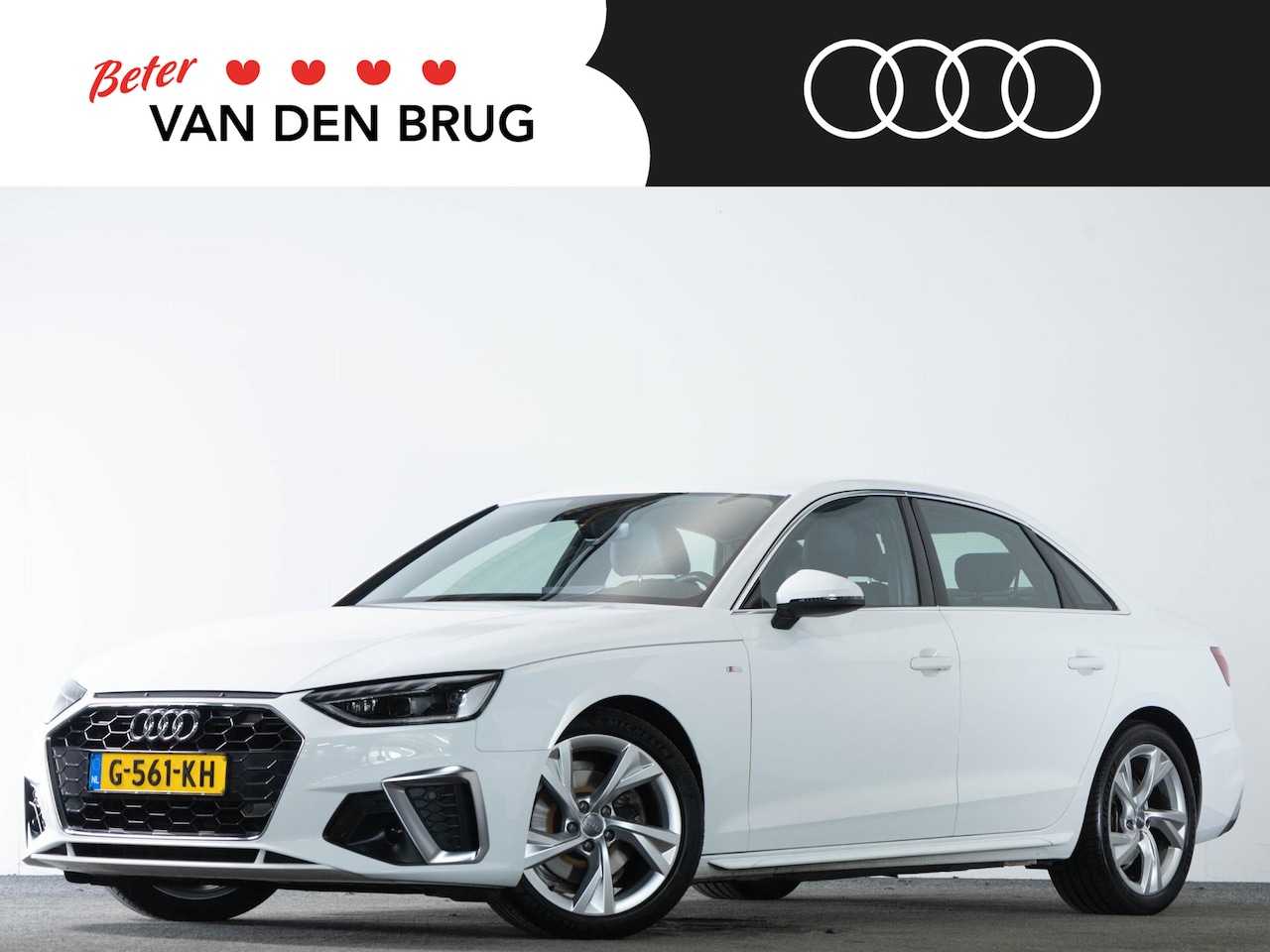 Audi A4 Limousine - S-Line 35 TFSI 150 PK | LED | Stoelverwarming | Ambiance Verlichting | Navigatie | - AutoWereld.nl