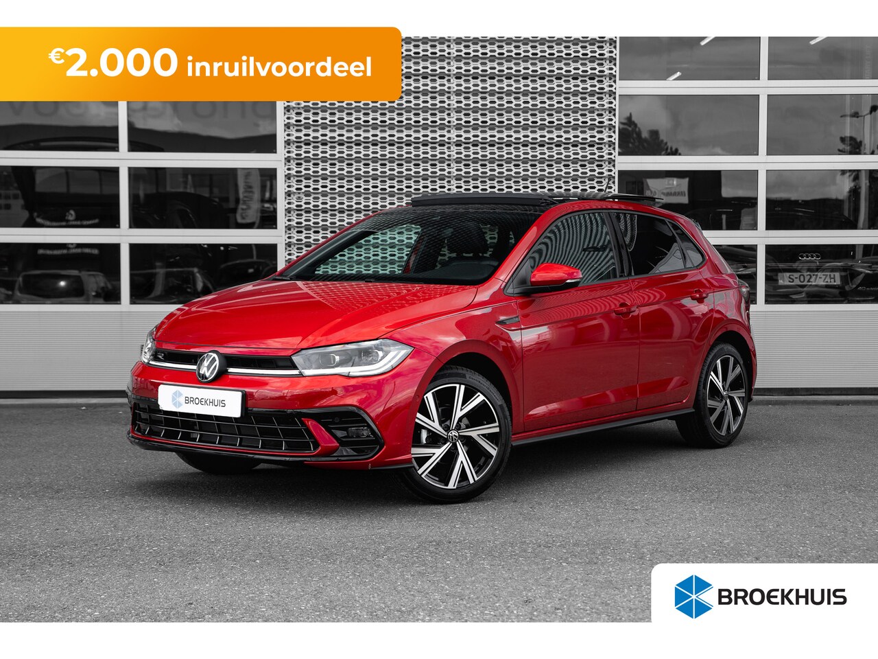 Volkswagen Polo - R-Line Edition l Panoramadak l Climate Control l LED Matrix l Lm-Velgen l Stoelverwarming - AutoWereld.nl