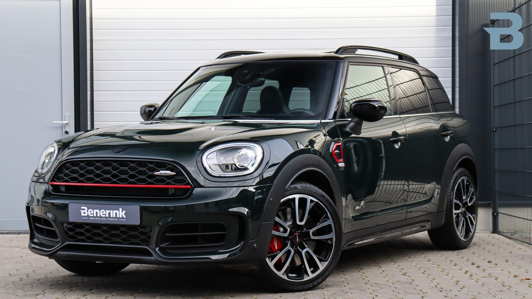 MINI Countryman - Mini 2.0 John Cooper Works ALL4 Chili | Harman/Kardon | Panoramadak | Head-up | Adaptieve - AutoWereld.nl