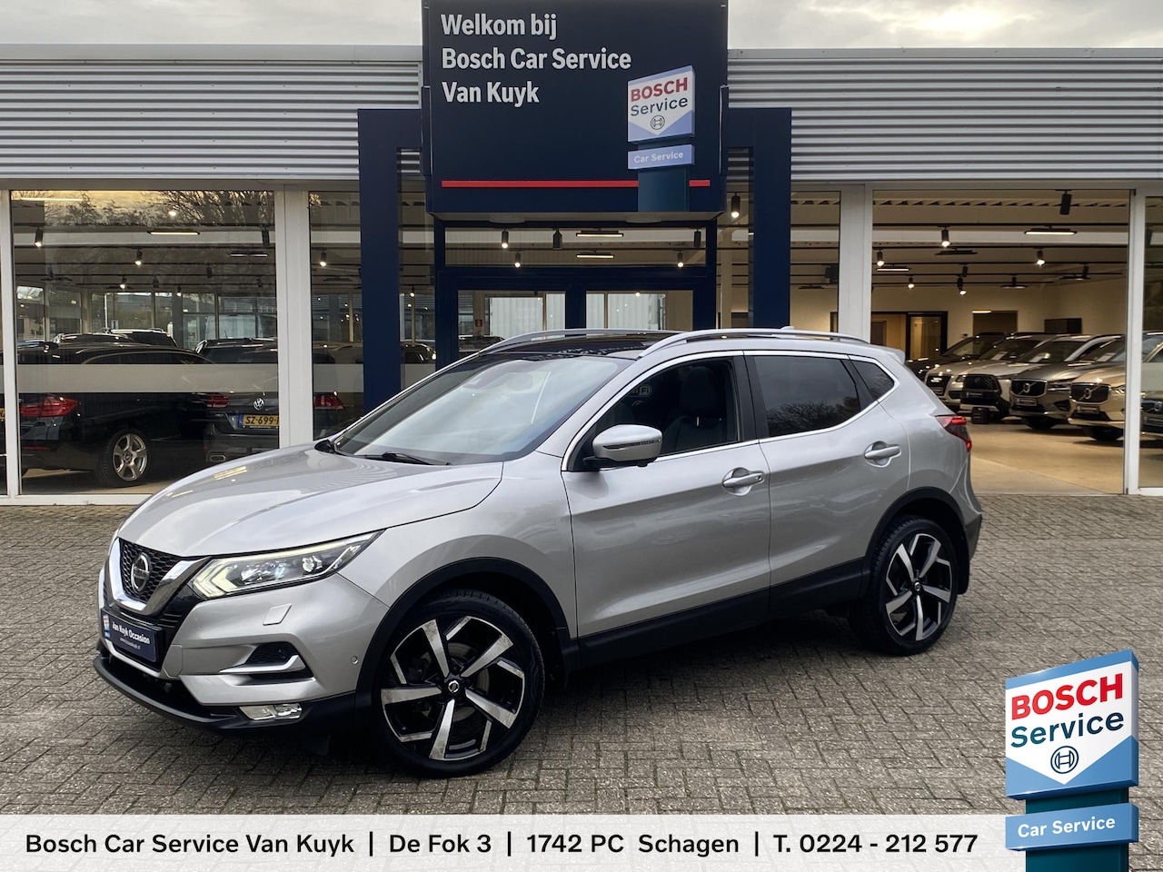 Nissan Qashqai - 1.3 DIG-T Tekna + / Automaat / Vol-Leder / Panodak / Elektr.-Stoelen met Geheugen / Stoelv - AutoWereld.nl