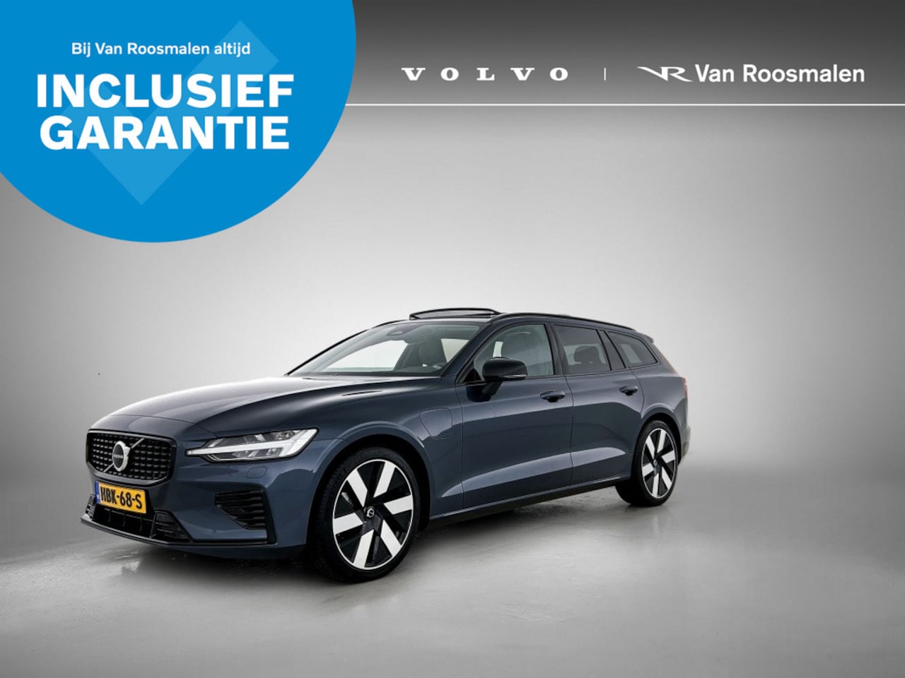 Volvo V60 - 2.0 T8 AWD Ultra Dark | Trekhaak | Panorama dak | Leder | - AutoWereld.nl