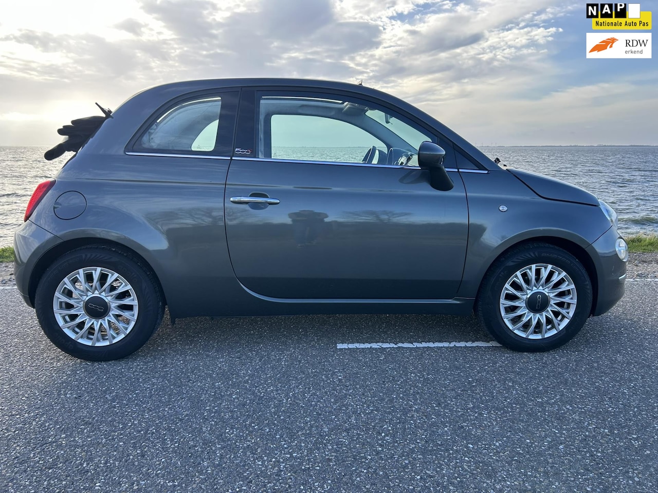 Fiat 500 C - 0.9 TwinAir Turbo Lounge Cabriolet/Airco/ECC - AutoWereld.nl
