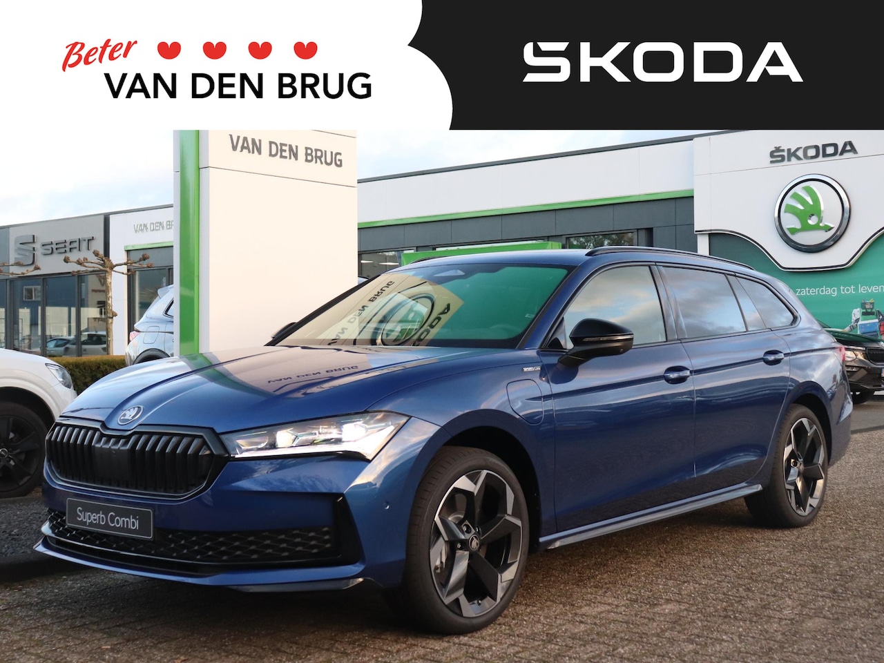 Skoda Superb Combi - 1.5 TSI PHEV Sportline Business | Panoramadak | Head-up | CANTON sound | Camera rondom | T - AutoWereld.nl